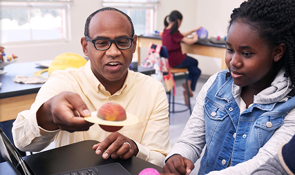 Educator helping shape the future of Microsoft education and student success