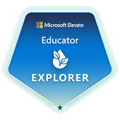Explorer Badge for Microsoft Elevate Educator